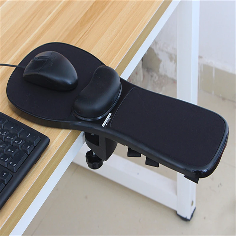 

Специальный съемный кронштейн для стула, кронштейн для компьютерной руки, коврик для мыши, черный и белый, противоскользящий кронштейн на запястье для офисных принадлежностей