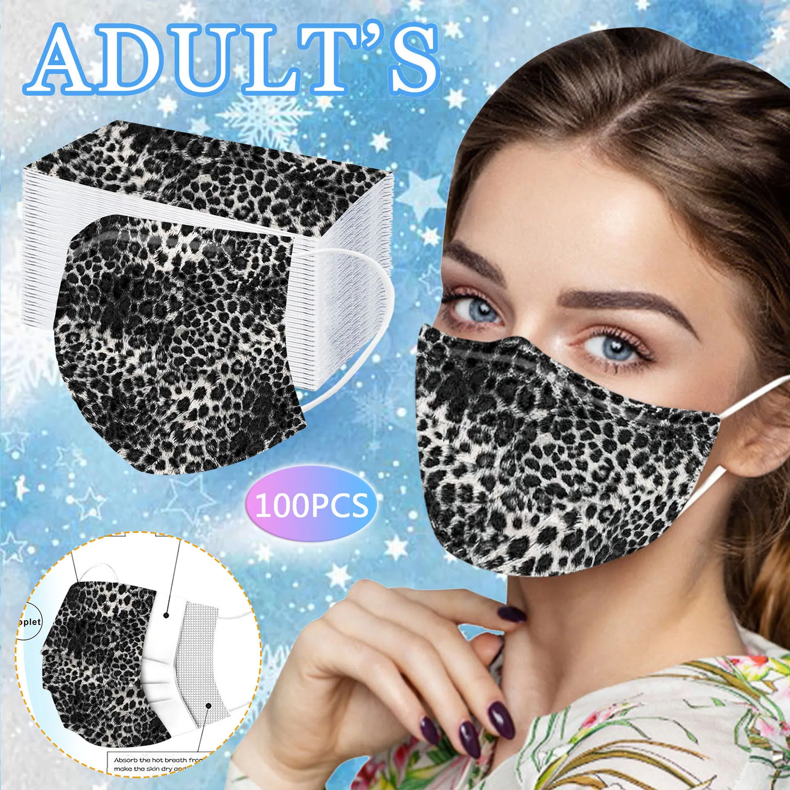 

Маска одноразовая Пылезащитная для мужчин и женщин, 10/20/50/100 шт.