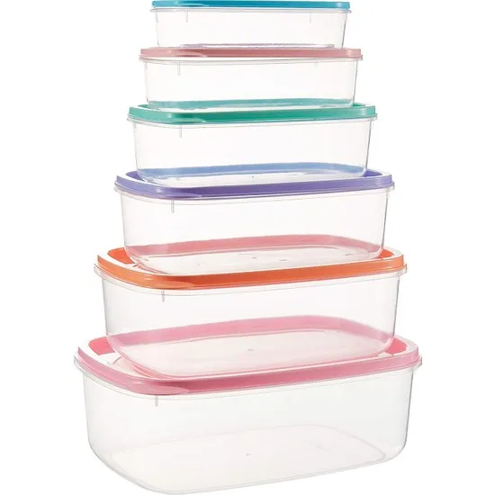 

Набор прямоугольных контейнеров для хранения 6 шт.