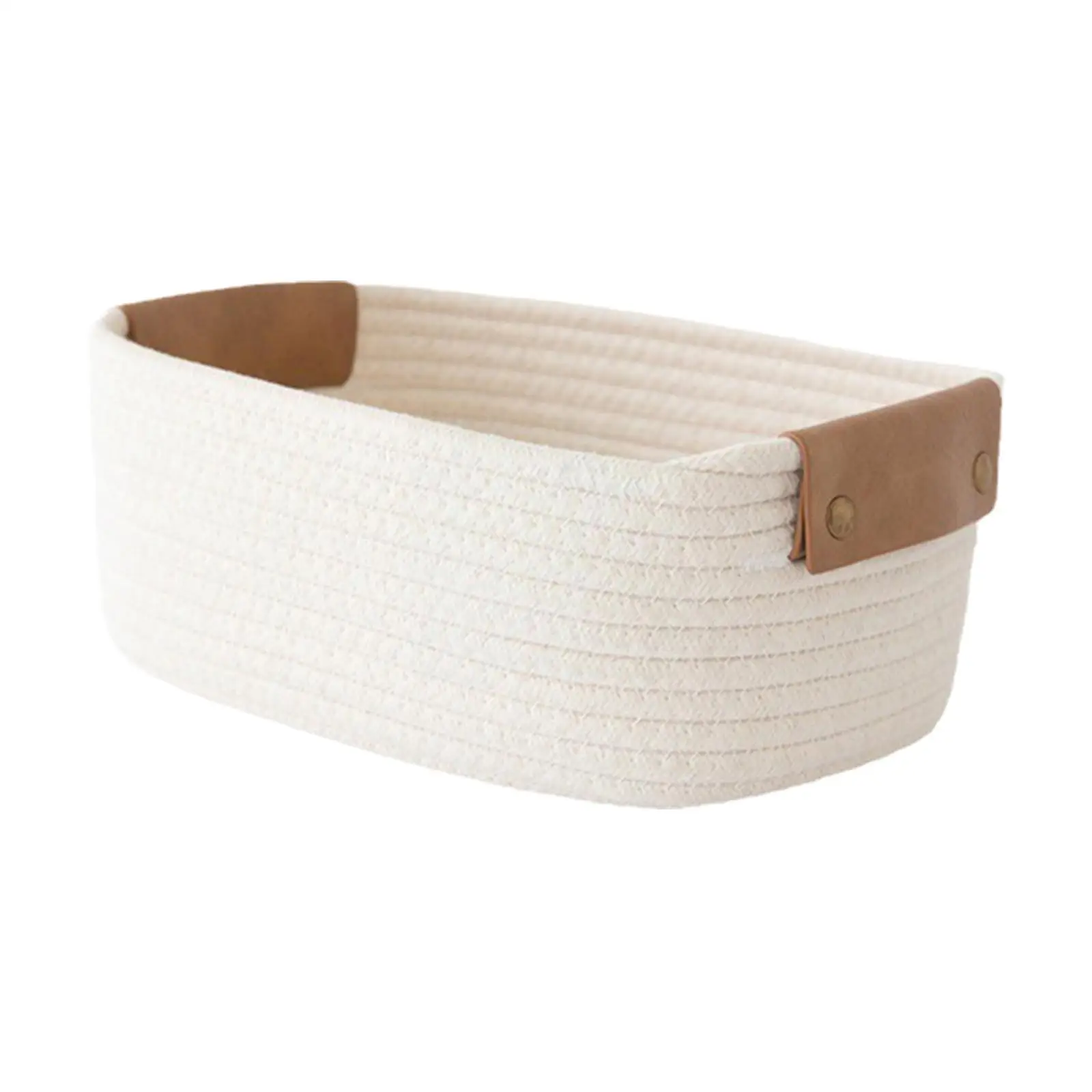 

Woven Storage Basket With Portable Desktop Organizer Basket Fabric Foldable Dirty Basket Baskets Force Air Clothes R8s2