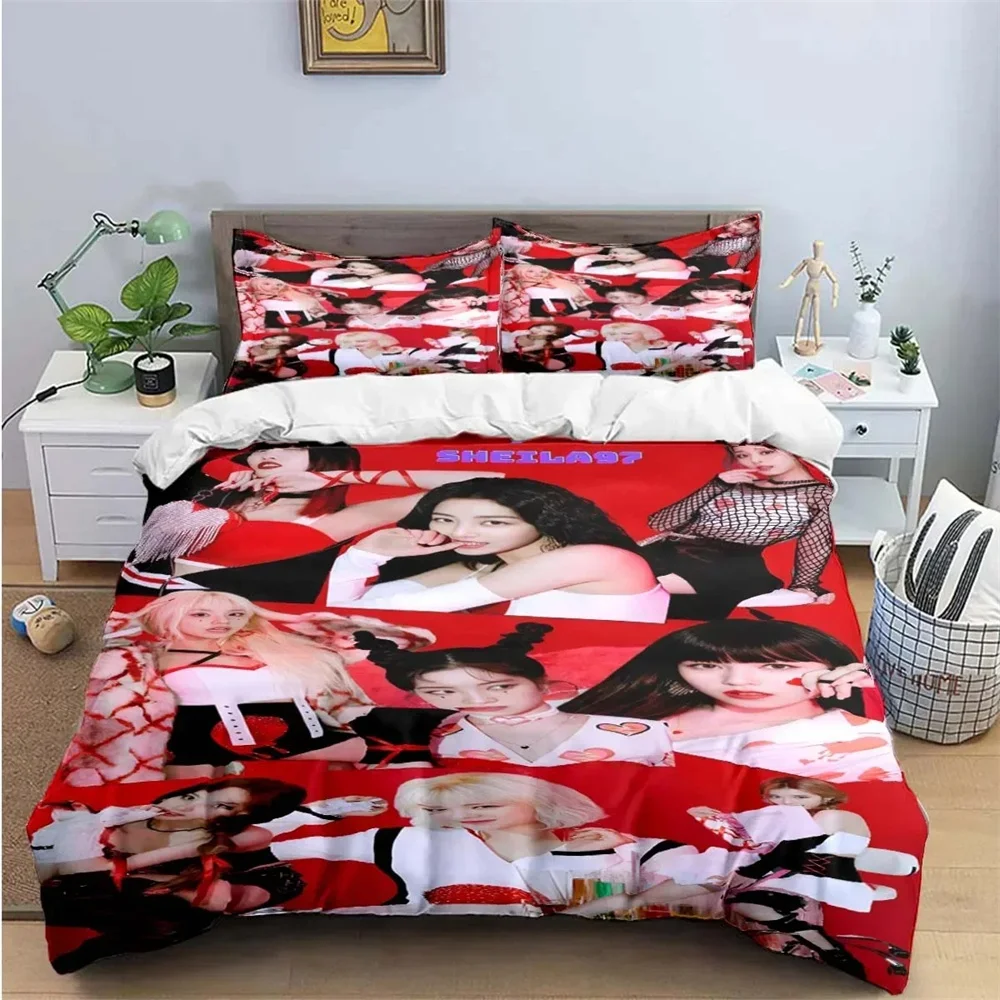 Изысканный комплект постельного белья с принтом W-Twice для девочек изысканный