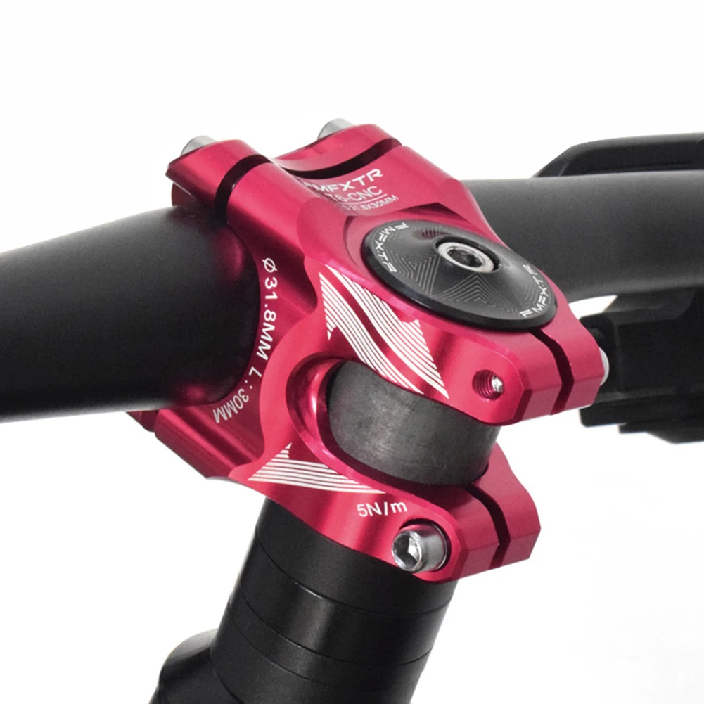 

Aluminum Alloy 31.8mm Handlebar Riser Stem for Mountain Bike CNC 0 Degree BICYCLE Short Stems Cycling Equipment Accessories