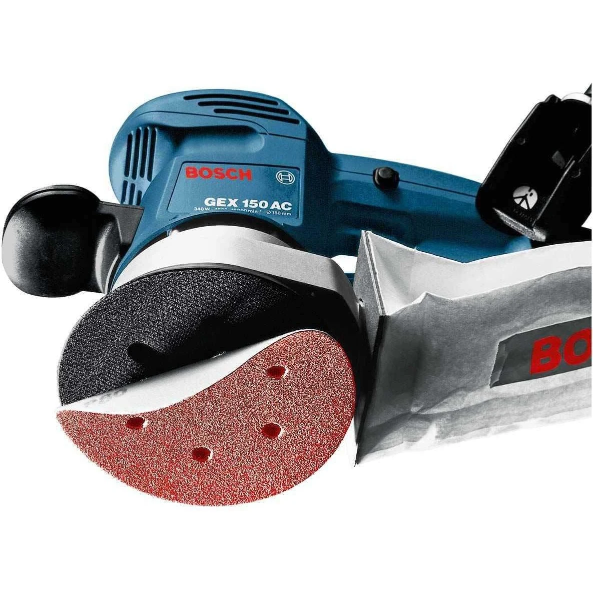 Машина шлифовальная эксцентриковая Bosch GEX 150 AC (Мощность 340 Вт диск мм 12000 об/мин