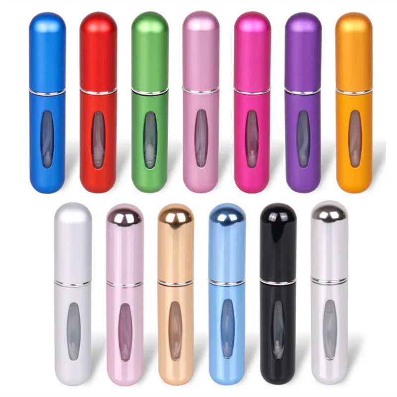 

Mini Perfume Refill Bottle Portable Refillable Spray Jar Scent Pump Empty Cosmetic Containers Atomizer For Travel Tool Cheap 5ml
