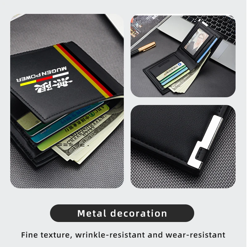 Кожаный мужской кошелек с логотипом автомобиля подарочная карта сумка для