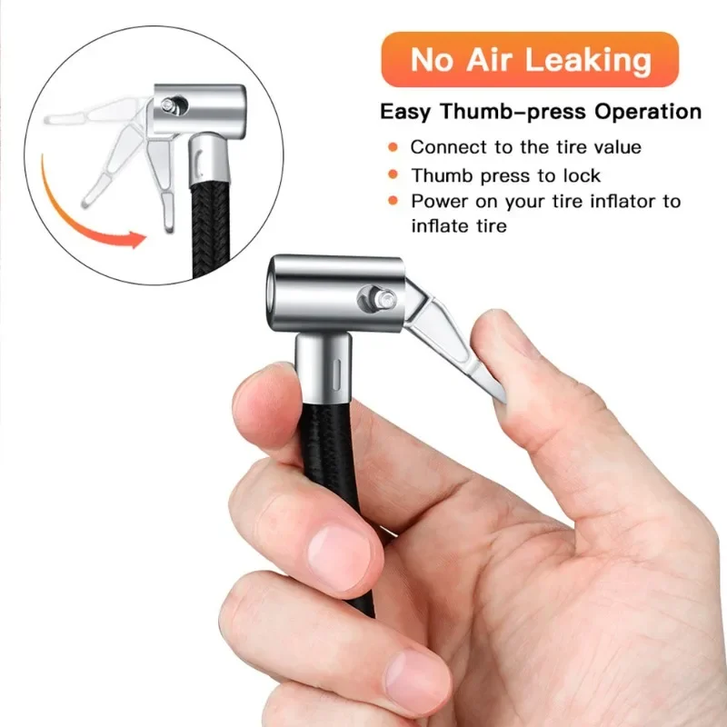 1 шт. шланг для накачивания шин 10/20/40/60/80 см автомобильный насос удлинительная