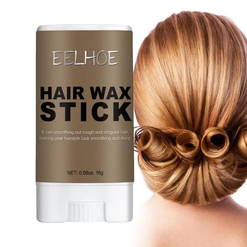 

16g Hair Wax Stick Prevent Frizz Arrange Loose Smooth Cream Fast Greasy Nourish Hair Waxes Stick Natural Styling