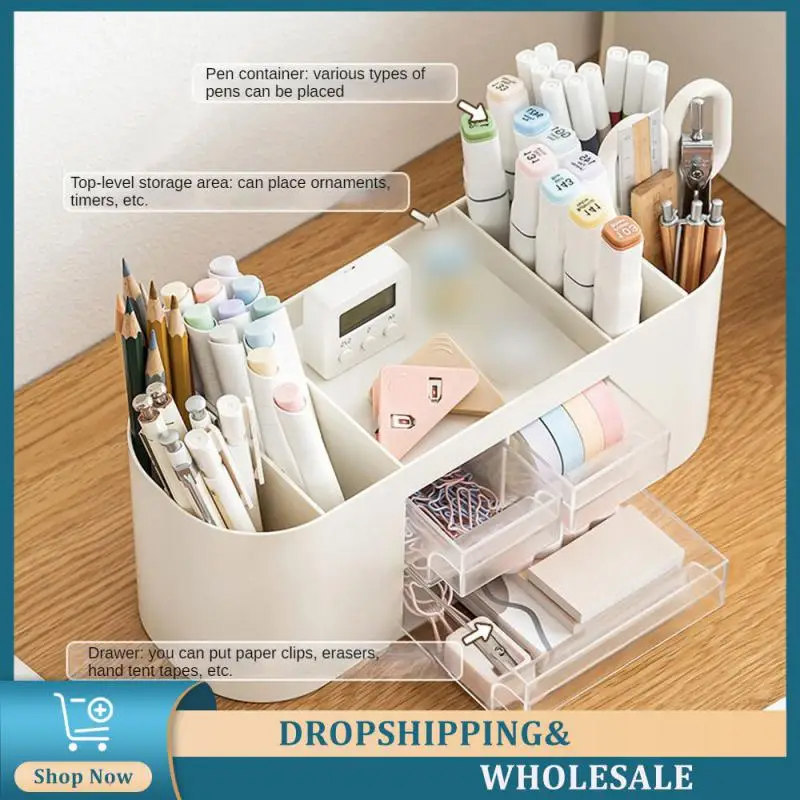 

Storage Box Stationery Multifunctional Storage Box Ins Household Products Need Stationery Storage Box Multifunction Pen Holder