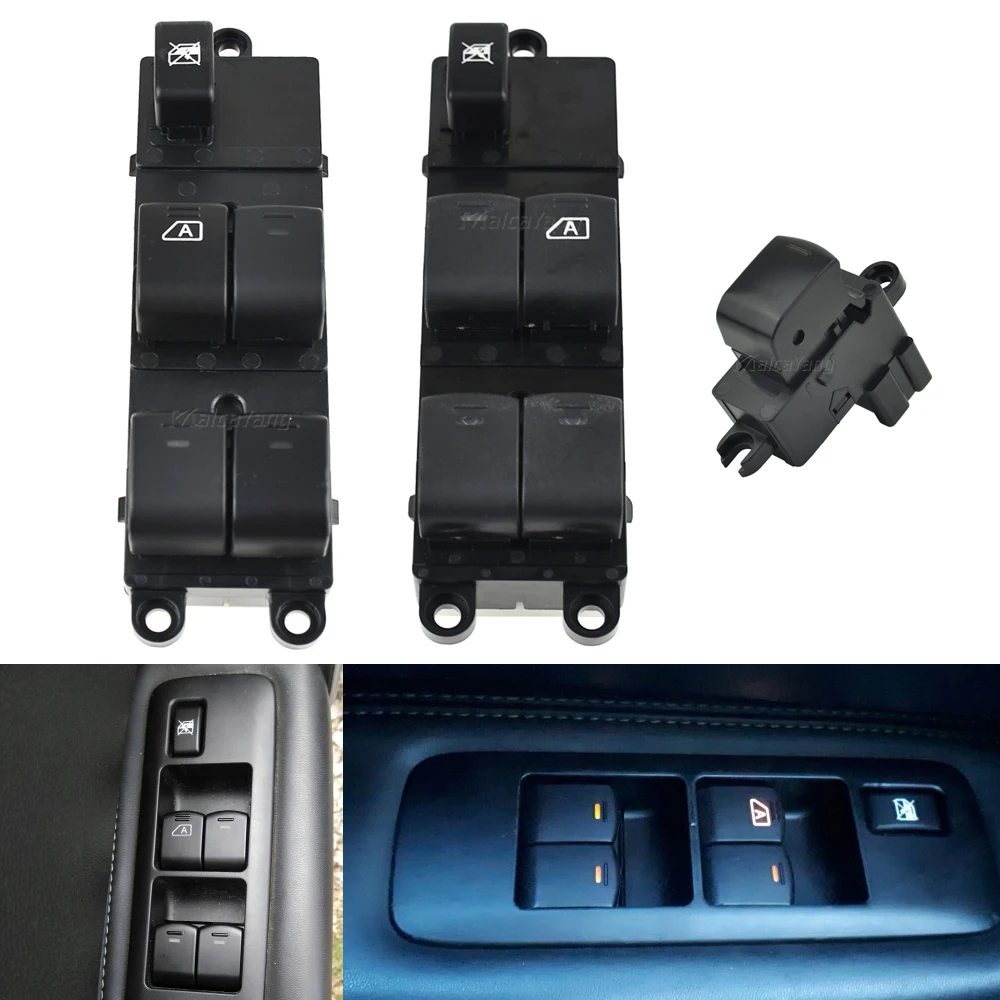 

Car Front Left Right Electric Power Master Window Lifter Control Switch Button For Nissan Navara D40 Qashqai J10 JJ10 25401JD001