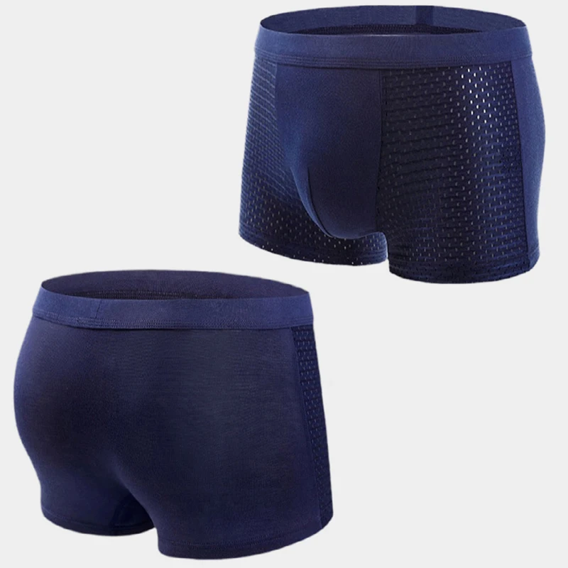 FK Boxers Men Boxer Shorts Men Underwear Male Boxers Homme Ice Silk Mesh Boxershorts Plus Size Panties Sexy Underpants Summer