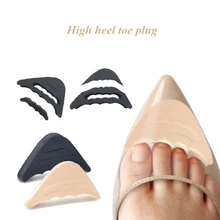 1 par de zapatos de tacón alto para mujer zapatos grandes cojín de relleno frontal Protector para aliviar el dolor accesorios de ajuste para zapatos