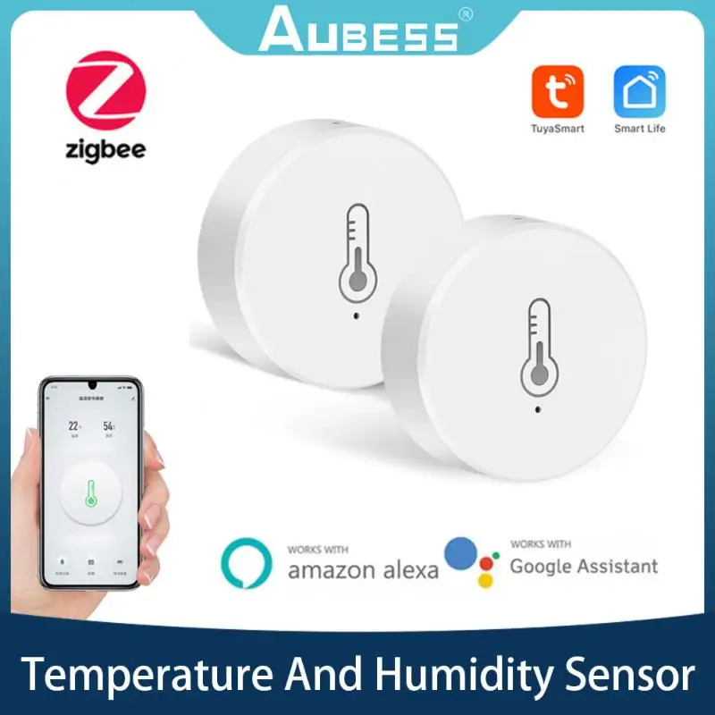 

Tuya Smart ZigBee Temperature And Humidity Sensor Real-time Smart Scene Security Works With Smart Life App Alexa Google Home