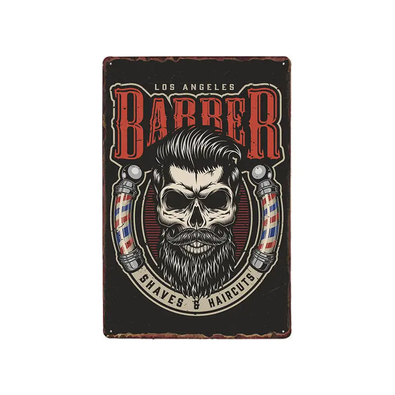 Винтажные металлические плакаты hohappyme для парикмахерской постер паба ретро