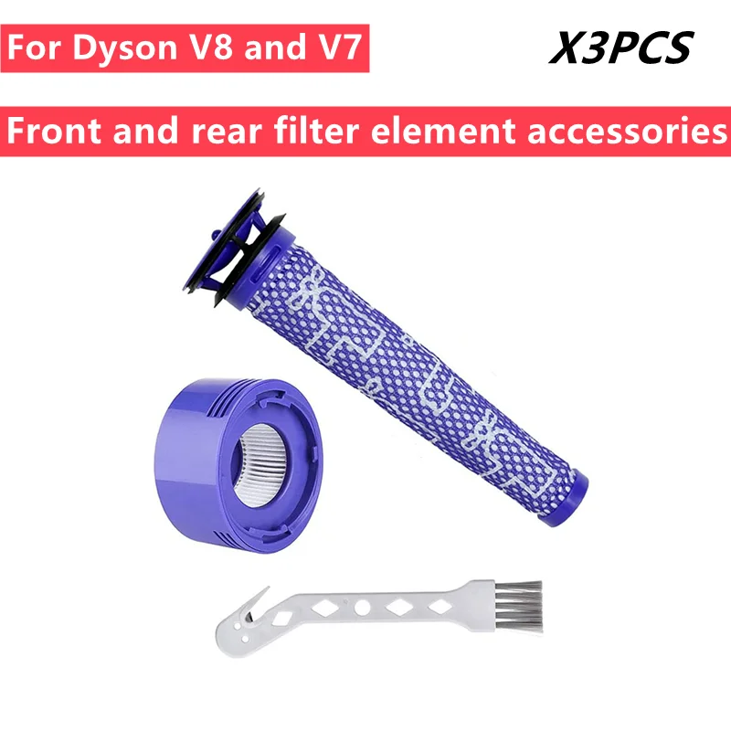 

Pre-Filters and Post-Filters hepa Replacements Compatible Dyson V8 and V7 Cordless Vacuum Cleaners