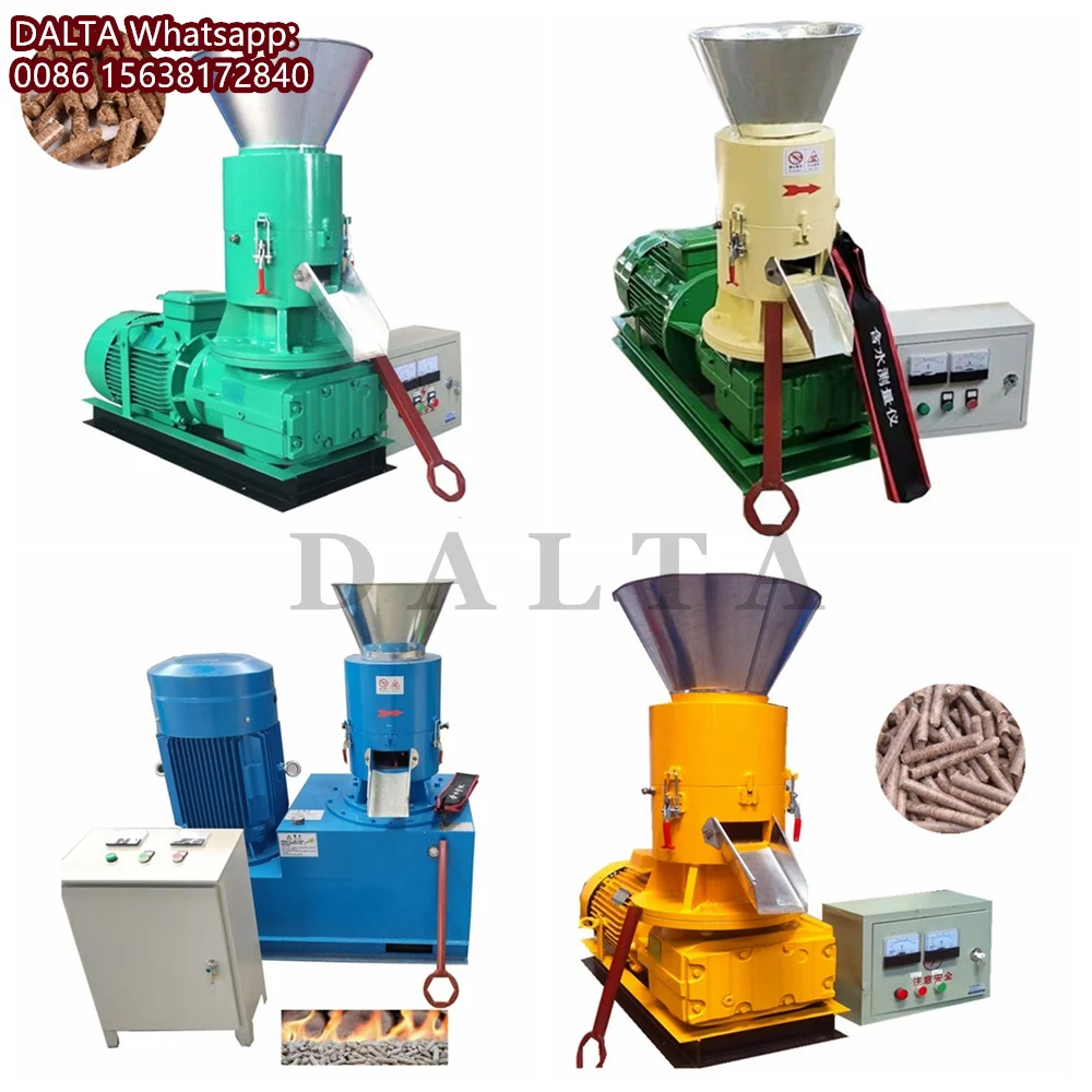 

100-500KG/H Automatic Wood Sawdust Biomass Pellets Making Machine Wood Fuel Burning Sawdust Pellets Press Making Mill