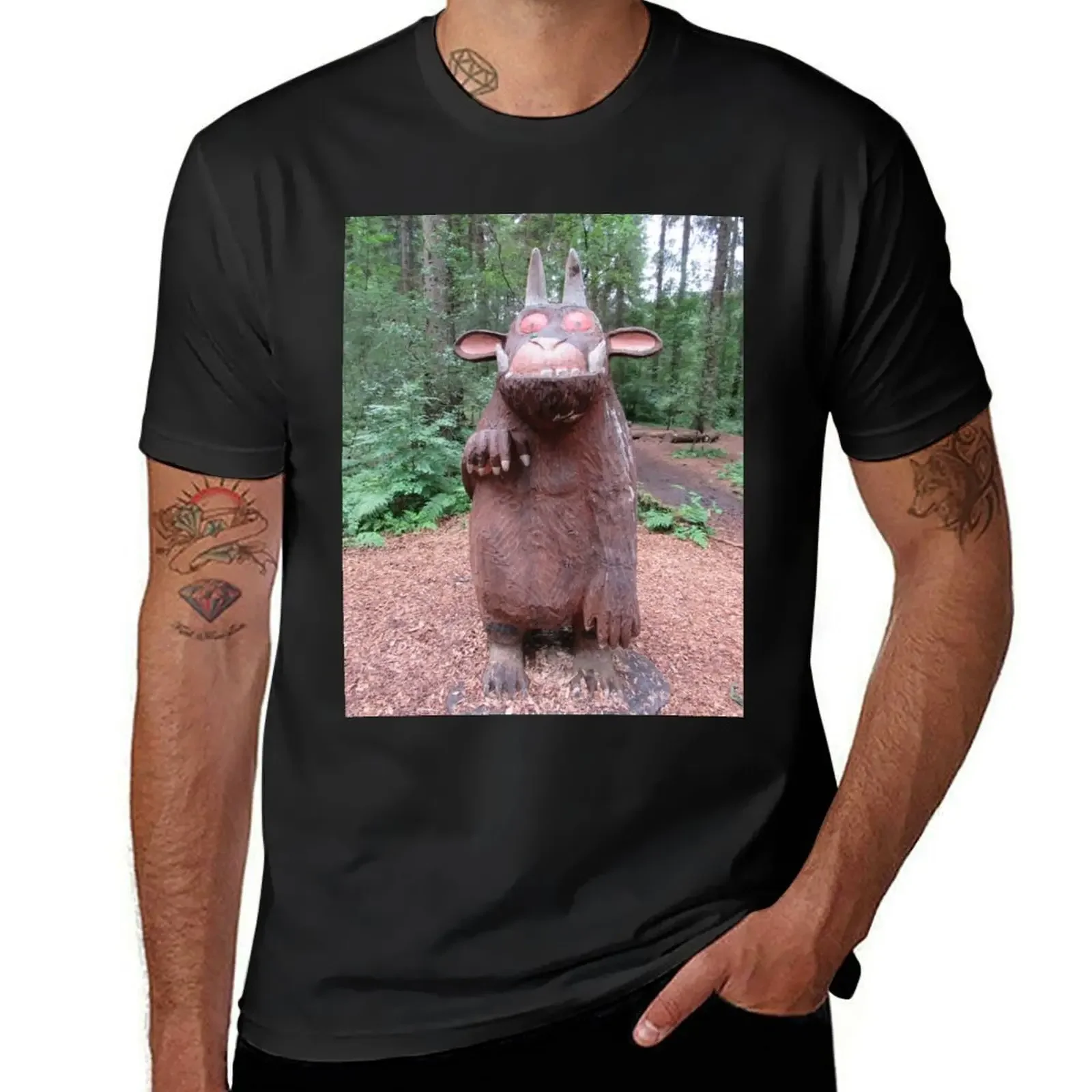 Футболка Gruffalo спортивные поклонники баскетбольные Графические футболки мужская