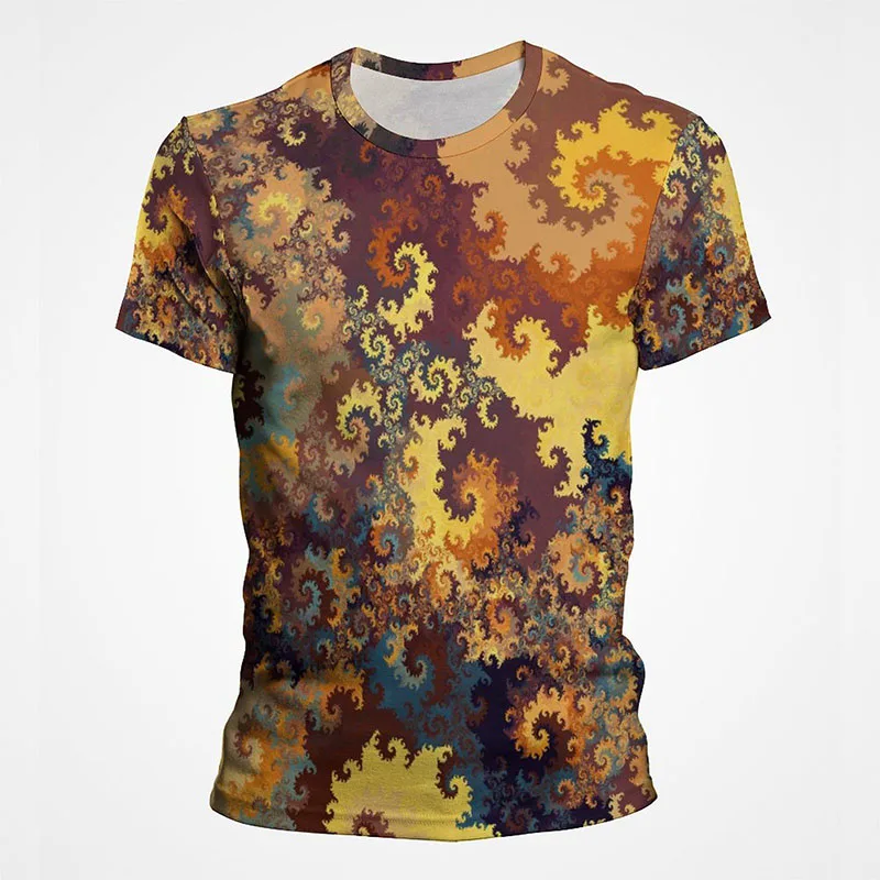 

Summer Vintage Abstract Art Graphic T Shirt Men Women Fashion Streetwear 3D Print Casual T-shirt Unisex Short Sleeve Tops Tee