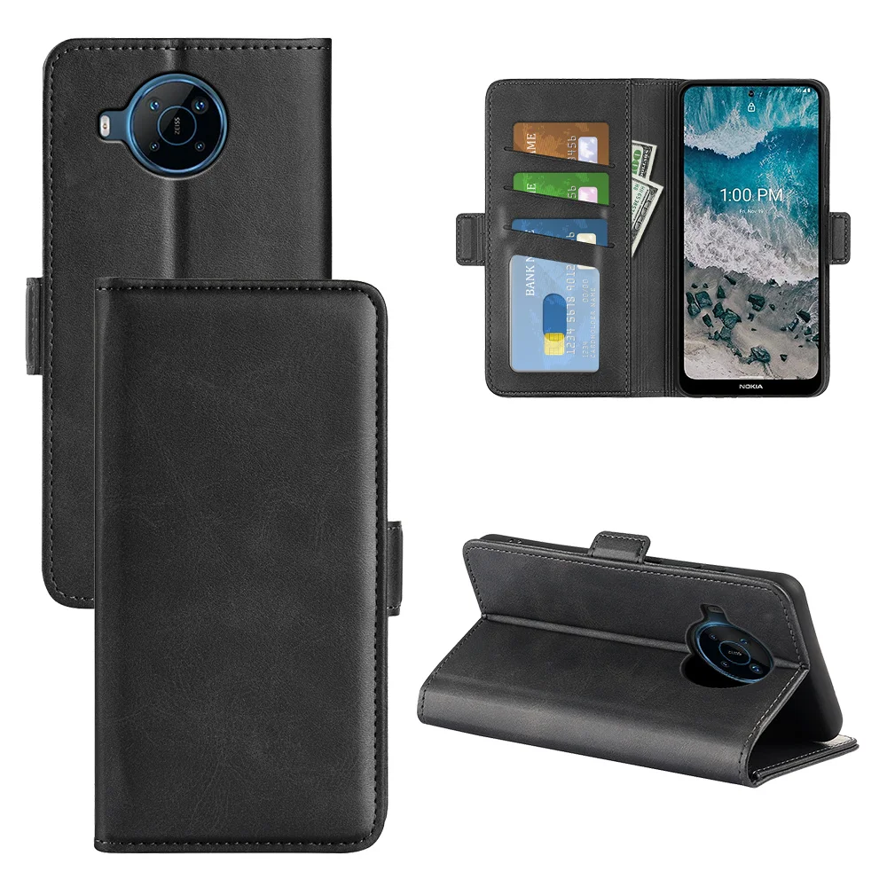 Case For Nokia X100 Leather Wallet Flip Cover Vintage Magnet Phone Case For Nokia X100 Coque