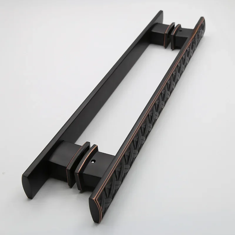 Большая ручка с интервалом отверстия 6 мм для стеклянных деревянных дверей в