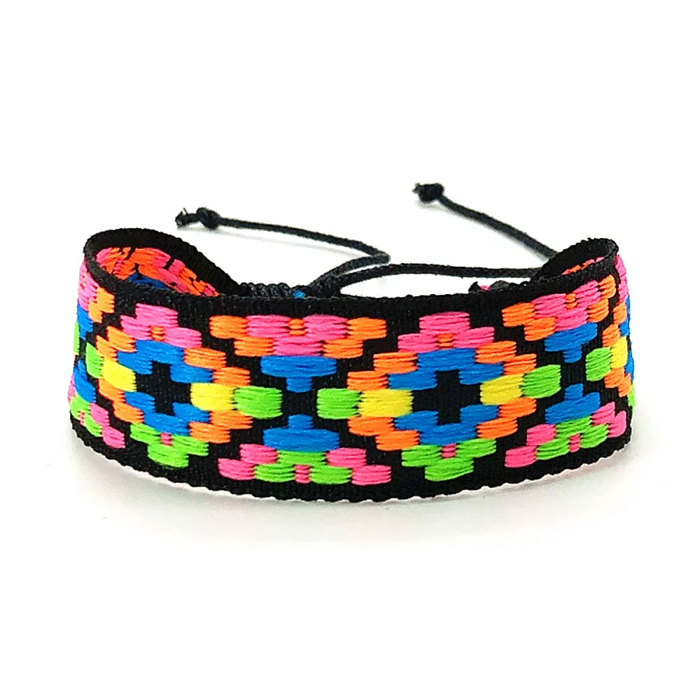 Браслет ручной работы в богемском стиле с перекрестными красочными глазами для