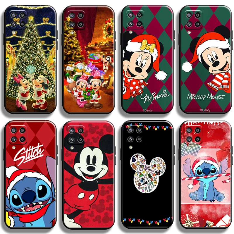 

Christmas Disney Mickey Stitch For Samsung Galaxy M32 M32 5G Phone Case Carcasa Full Protection Coque Funda Back Shell TPU