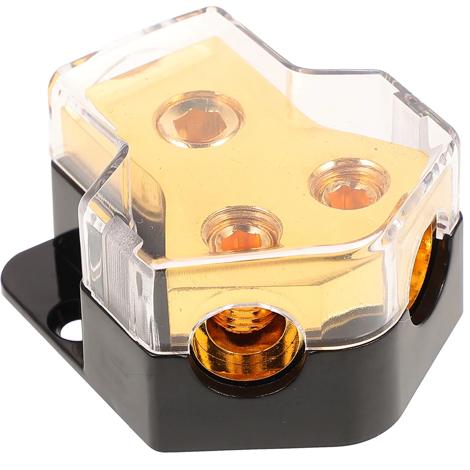 

Power Hub One Point Two Junction Box Distribution Splitter Car Audio Supply 2.5X4X4.6CM Block Ground Distributor Plastic