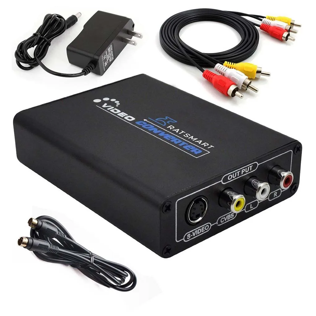 

HD Audio Video Converter Stereo Output Adapter No-driver Video Converting Devices, US Plug