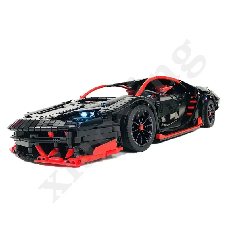 MOC-12560 электрический RC Supercar DIY Racing строительные блоки юбилейный спортивный