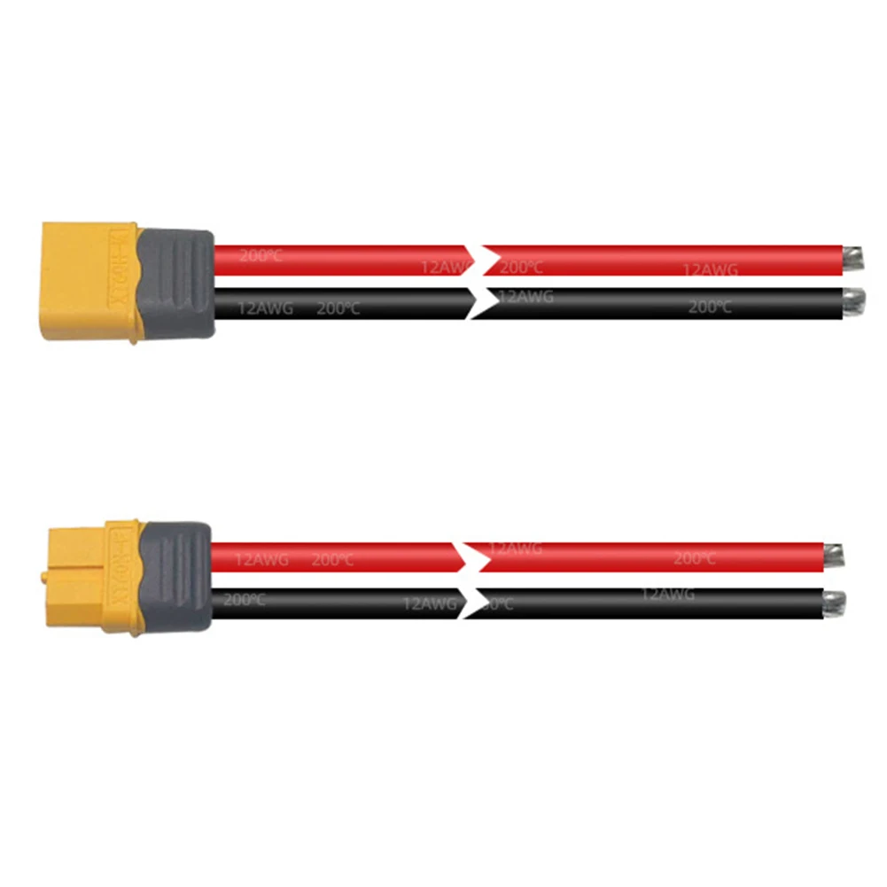 

Разъем XT60, штекер, гнездо с корпусом, 30 см, кремниевый провод, 12 AWG, стандартная штепсельная Вилка для детей, аккумулятор для радиоуправляемых...