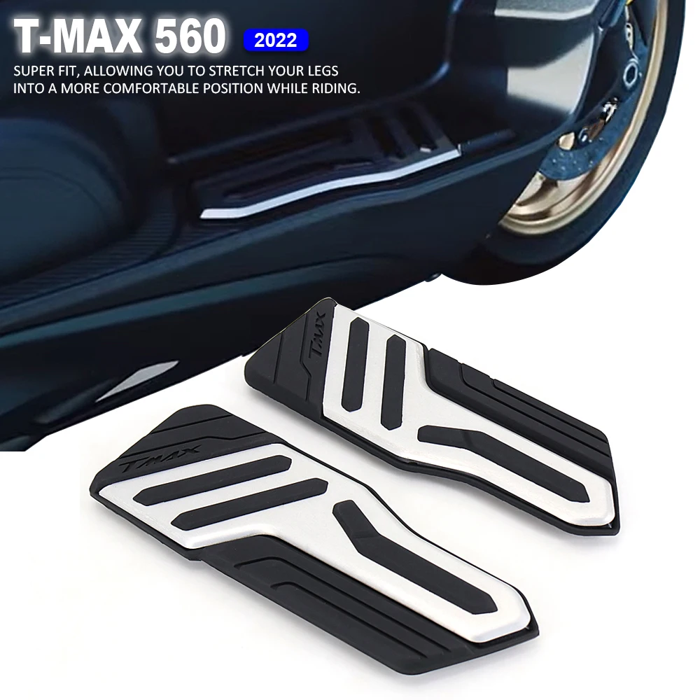 New Motorcycle For YAMAHA TMAX560 TMAX 560 T-MAX 560 2022 Passenger Footboard Steps Foot Pegs Plate Pad covers