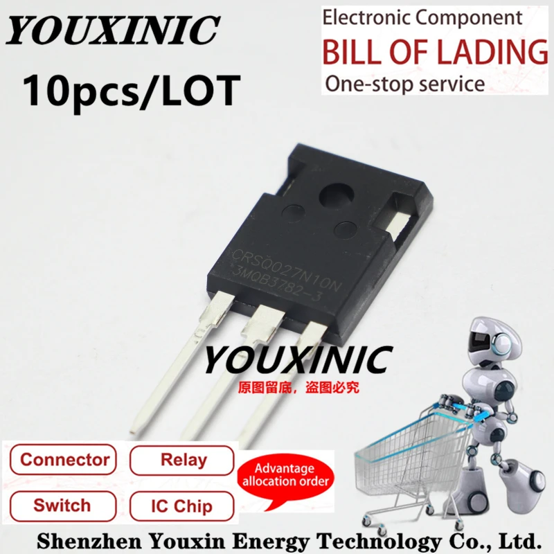 

YOUXINIC 100% new imported original CRSQ027N10N TO-247 MOS FET 100V 240A