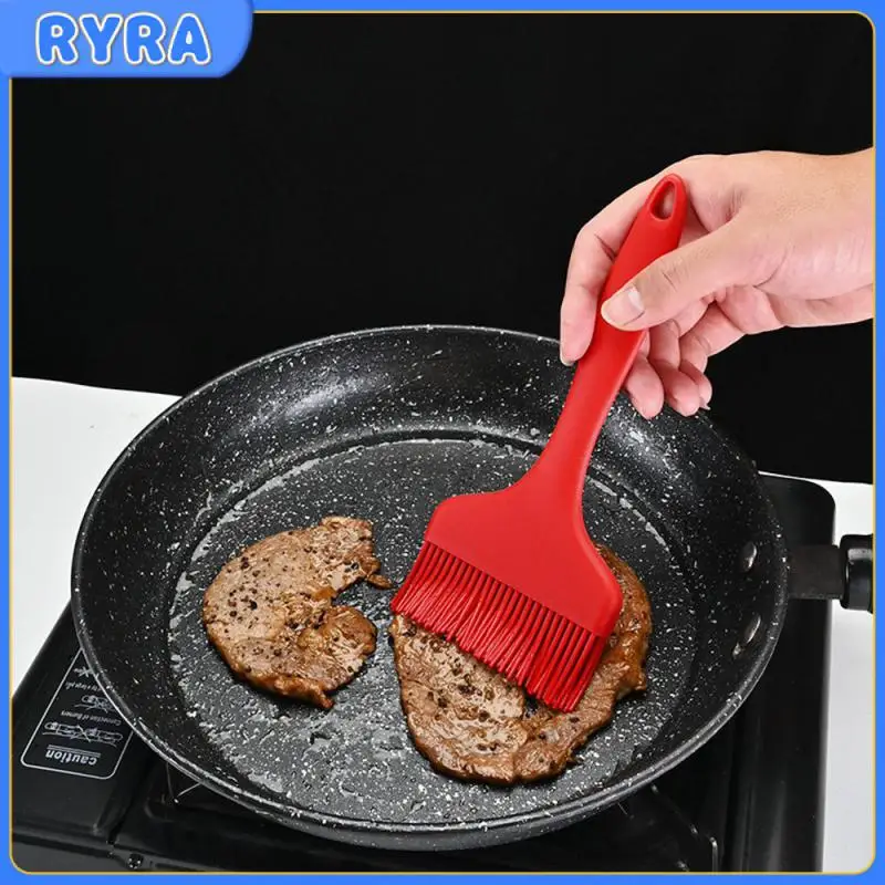 

Гибкая кисть для обжарки с щетиной, портативная кисть для обжарки, устойчивая к высоким температурам, устойчивая к поломкам, силикагель