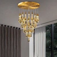modern led chandelier for living room villa chandeliers pendant dining room hanging lamps for ceiling crystal pendants