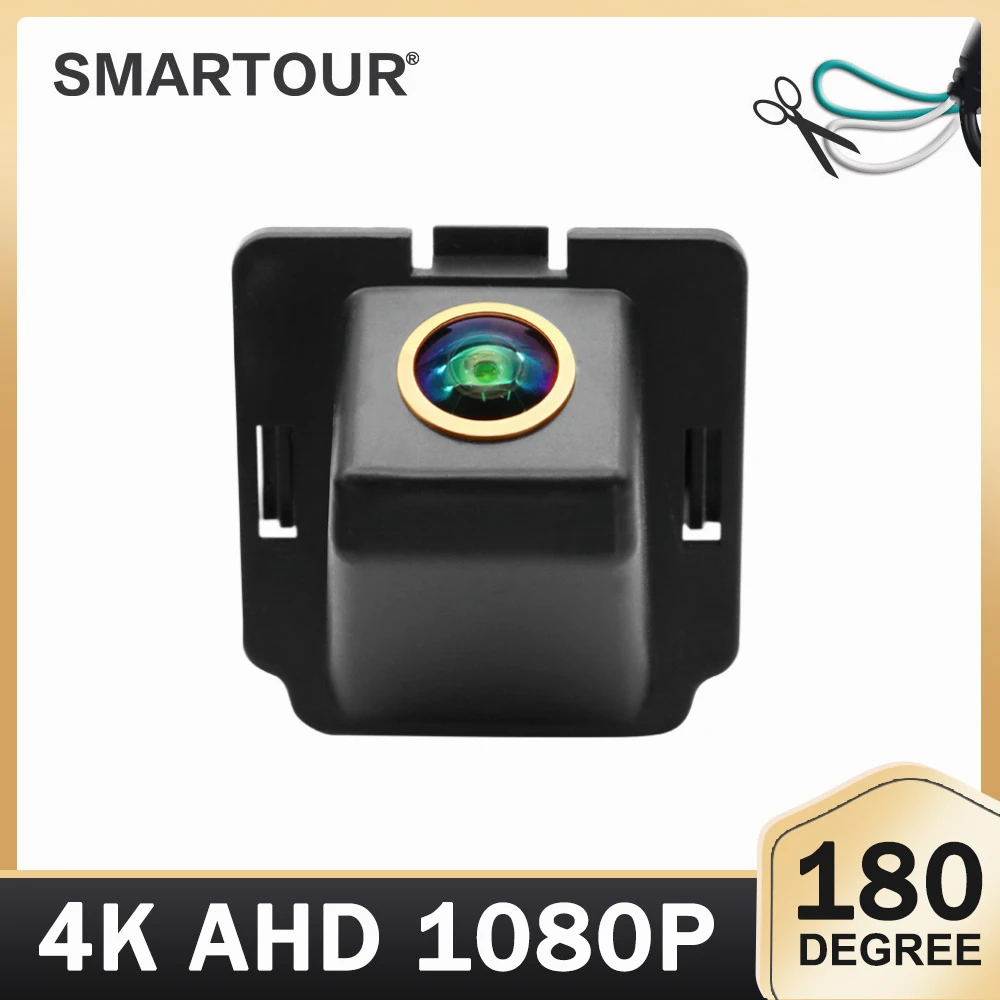 

СМАРТУР 4К 180 ° Автомобильная камера заднего вида HD 1080P для Mitsubishi Outlander XL Citroen C-Crosser Peugeot 4007, ночное видение AHD