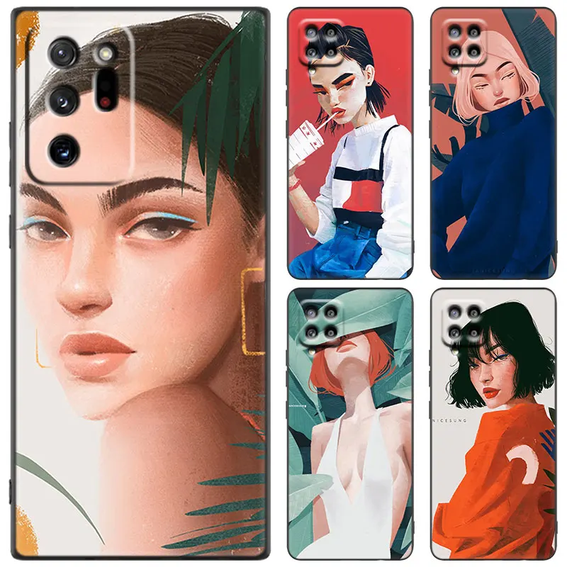 Чехол для Samsung Galaxy M14 M13 M12 M54 M53 M52 M33 M04 M23 Note 10 Plus 20 Ultra A6 A7 2018 A5 2017