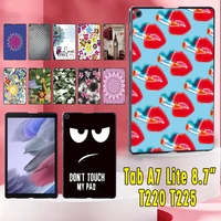 for samsung galaxy tab a7 lite 8 7 inch sm t220 sm t225 tablet case tab a7 lite 2021 old image pattern durable slim back case