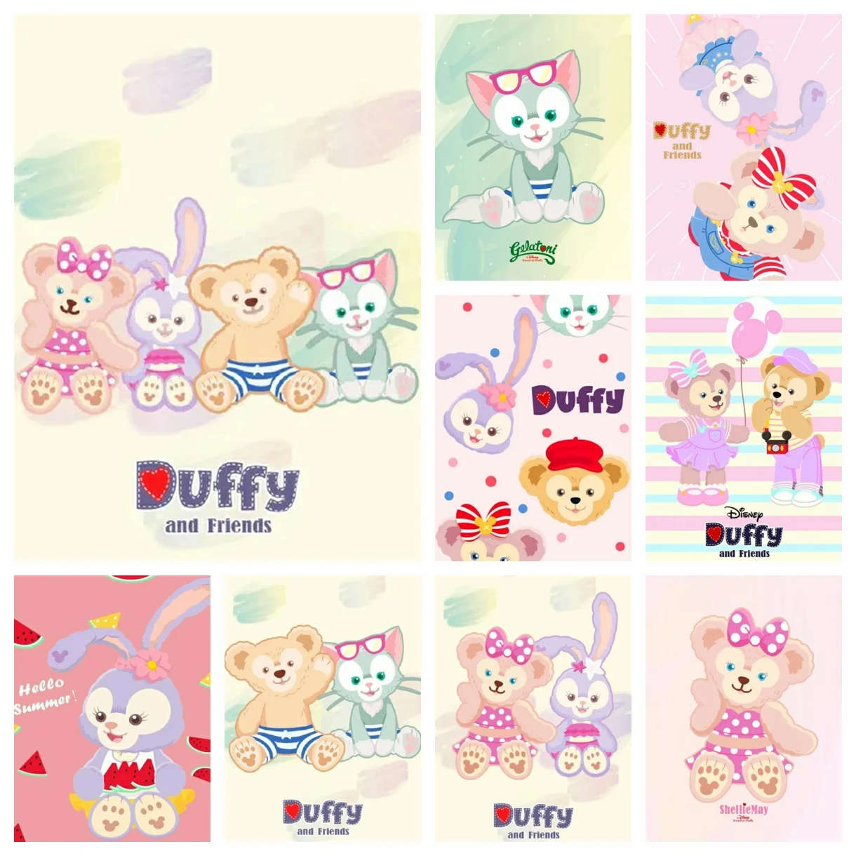 Набор Алмазной Живописи Disney Stellalou Linabell 5d С Dauffy And Friends — Полная Область