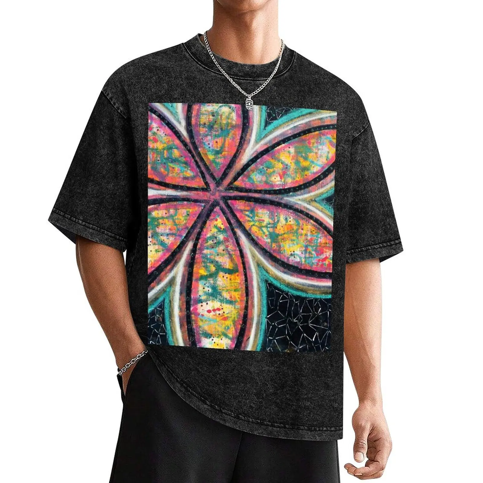 Starstruck Bloom - футболка с рисунком внутренней мощности аниме винтажная одежда топы