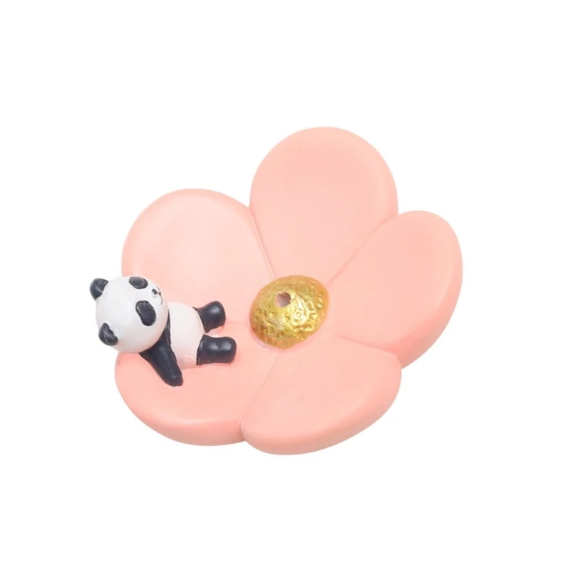 Благовония палочки в форме цветка горелки смолы милая статуя животного