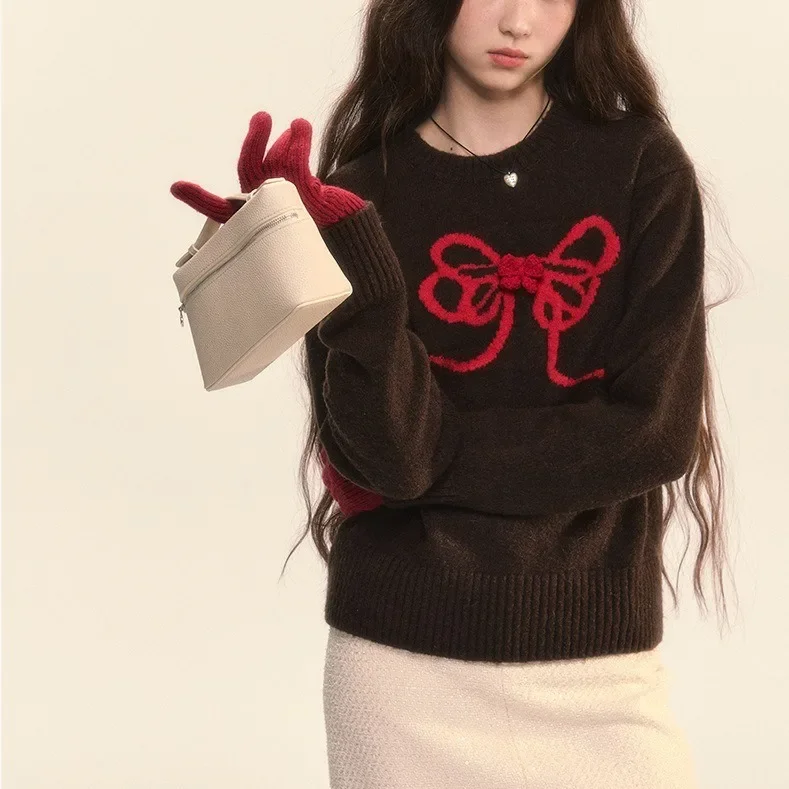 HOOLA оригинальный дизайн утолщенный шерстяной пуловер свитер с круглым вырезом