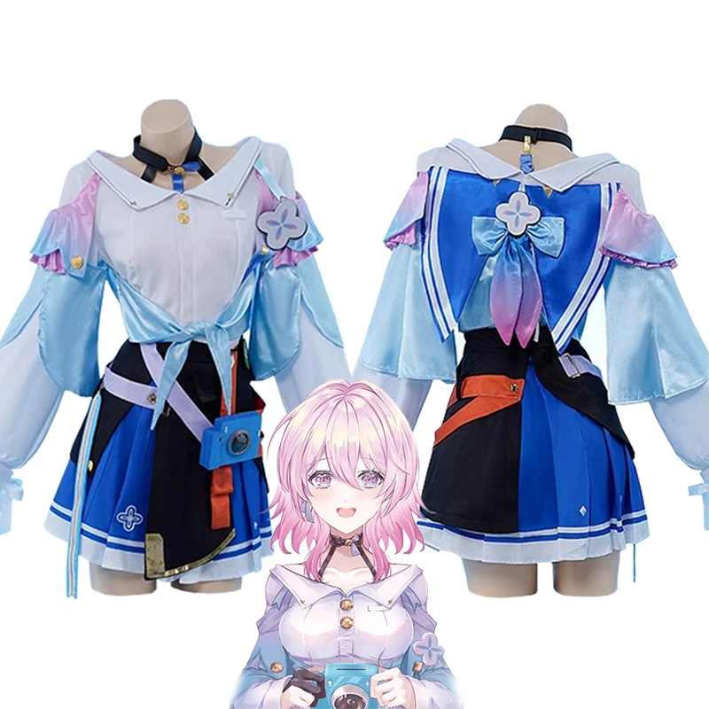 

Костюм для косплея 7 марта хонкай звезда рельс, униформа для косплея 7 марта, костюм для Хэллоуина, женская одежда, костюмы