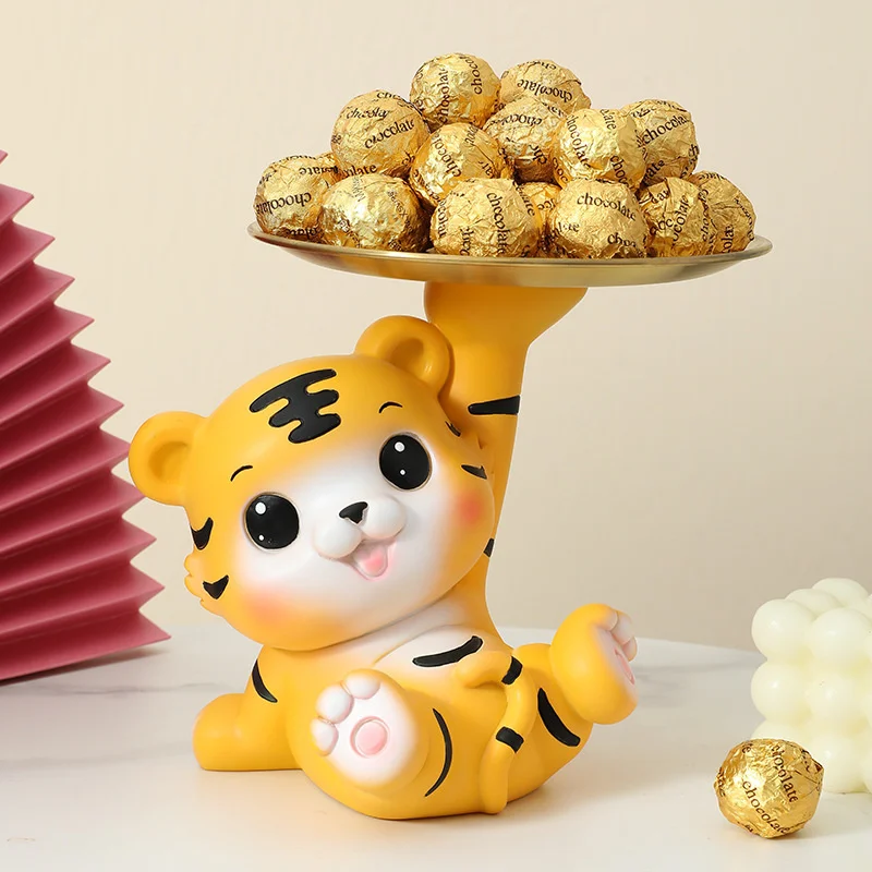 

New creative Kungfu Menghu tray resin ornament desktop home study office gift