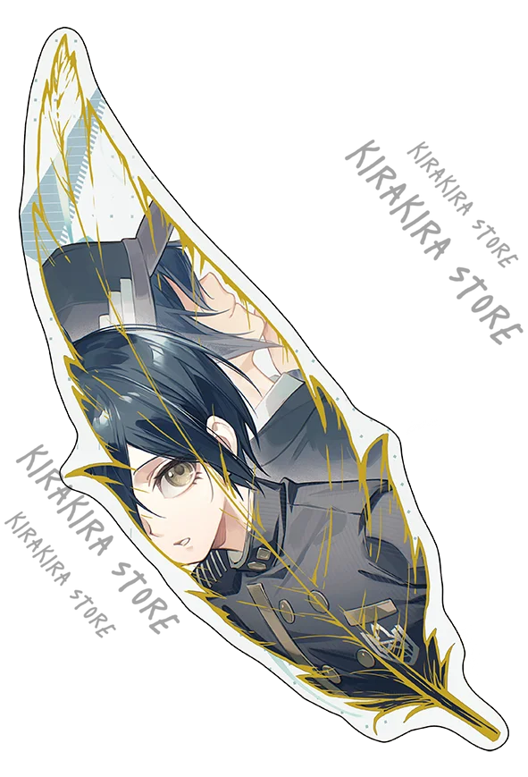 Фигурка для косплея Danganronpa V3 Кокичи Ома Сайхара Шуичи, декоративное украшение в виде перфорированной карты нестандартной формы с перьями (art.: 3920dc75e331a) - 3920dc75e331a