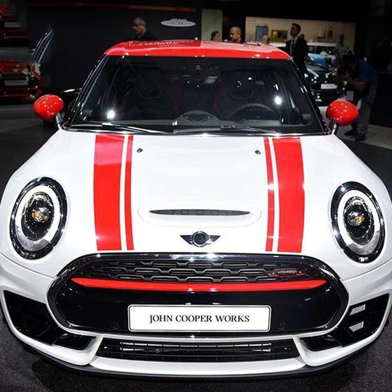 

Для BMW MINI Cooper S JCW F54 14-22 Clubman внешние аксессуары для капота автомобильного двигателя виниловые декоративные наклейки для багажника наклейки