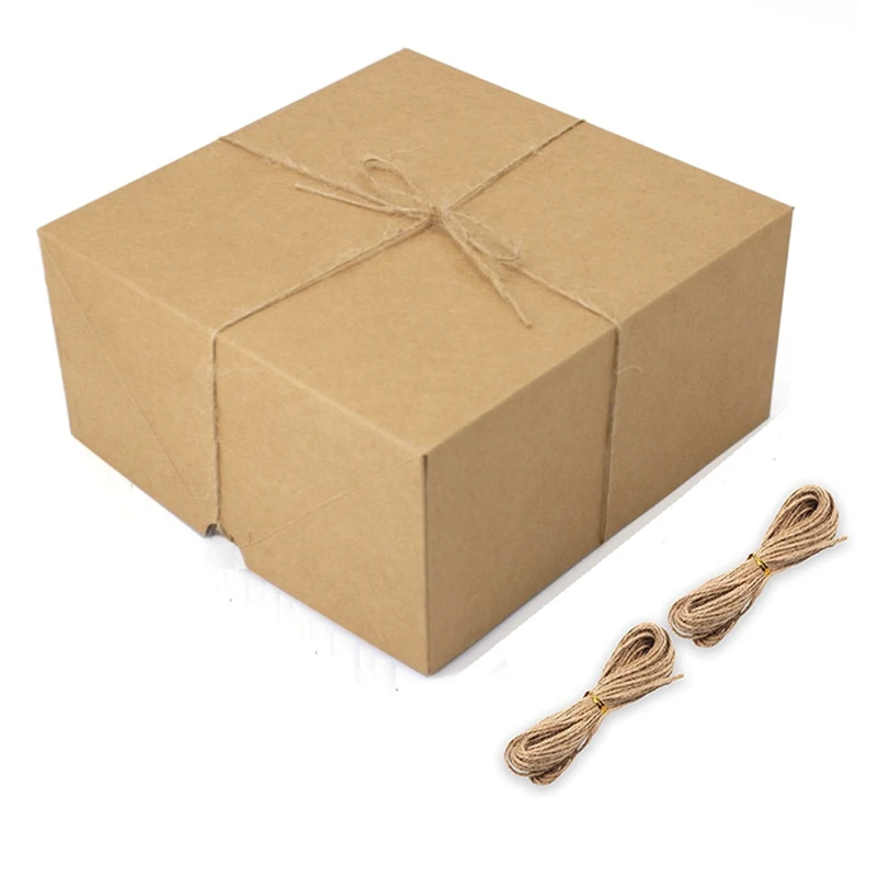 

Белые подарочные коробки, 12 упаковок 8x8x4 дюйма, бумажная Подарочная коробка с крышками для свадебного подарка, подарок подружки невесты