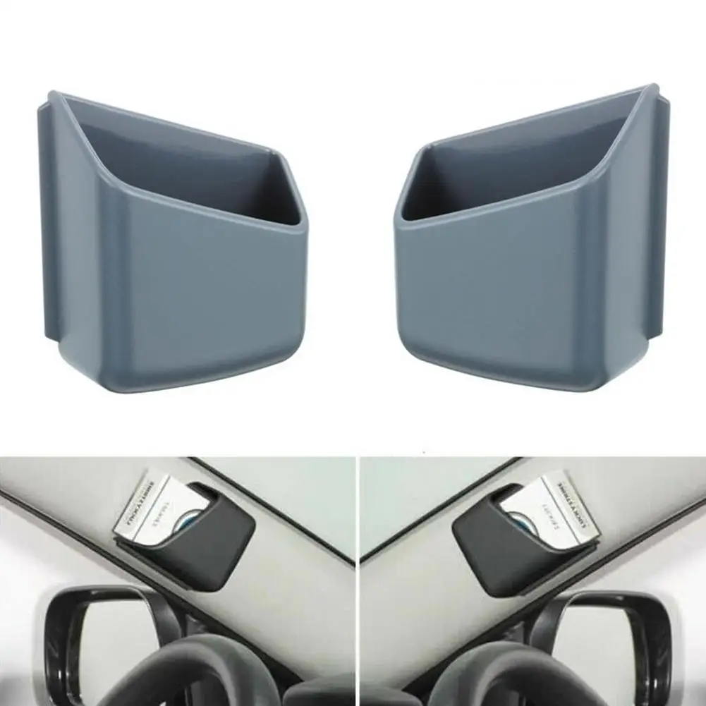 

2Pcs Universal Car Auto Sunglasses Organizer Eyeglasses Glasses Holder Accessories Phone Organizer Storage Boxes Holders Pocket