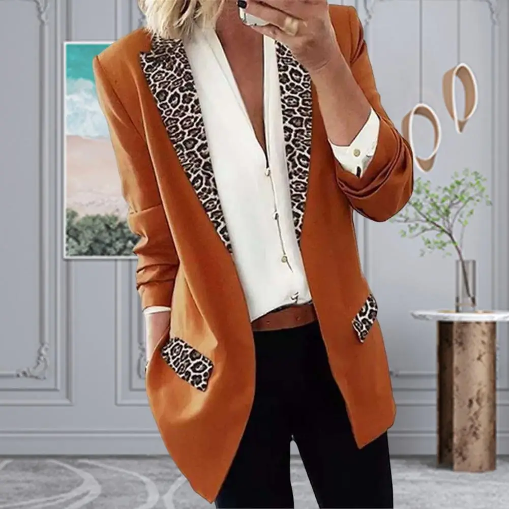 

Regular Length Versatile Autumn Winter Fashion Lapel Suit Jacket Streetwear