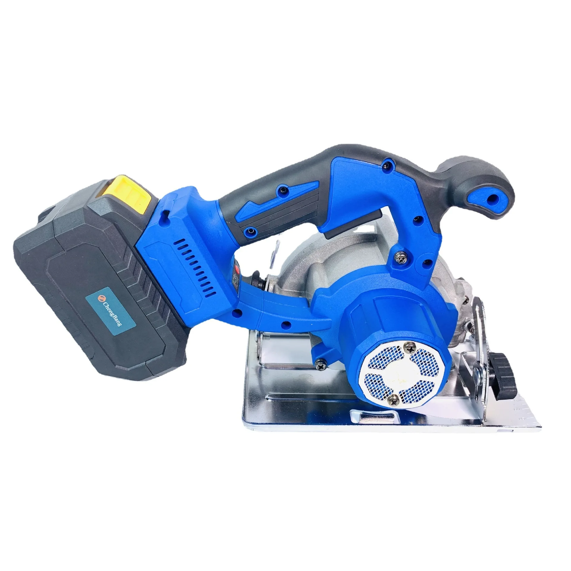 

Deep bluefive inches brushless electric circular saw cutting 01