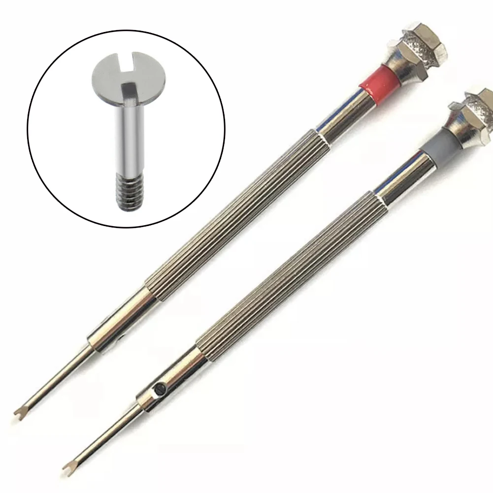 

1 Pcs 2.5mm 2mm Red H Screwdriver U-type Screwdriver For Watch Strap Buckle Special Repair Tool V Remover Repair Tool