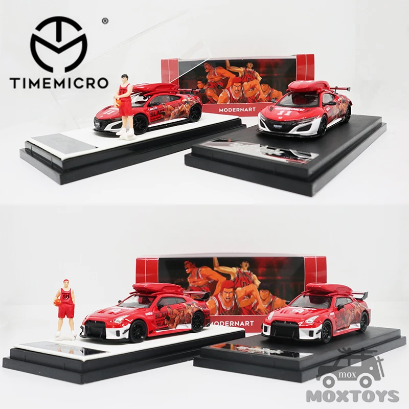 TimeMicro 1:64 Modern Art Nissan gtr3.0 /HONDA NSX slam dunk литая модель автомобиля |